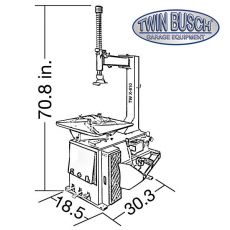 Twin Busch  Tire changer - BASIC-Line