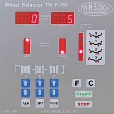 Twin Busch  Wheel Balancer Semi autom.