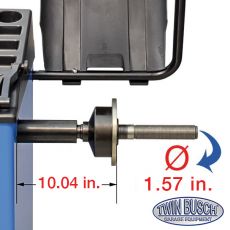 Twin Busch  Automatic wheel balancer