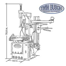 Twin Busch  Tire Changer - Automatic