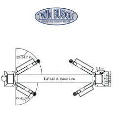 Twin Busch  BASIC-Line Lift 9200 lbs.