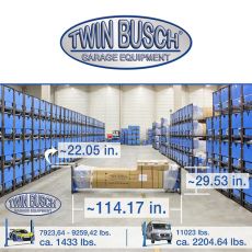 Twin Busch  BASIC-Line Lift 9200 lbs. - Automatic-Unlock.