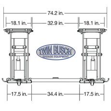 Low rise Scissors Lift - 6600 lbs