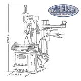 Twin Busch  Tire Changer - Automatic