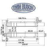 Twin Busch  4 post lift - 9920 lbs.